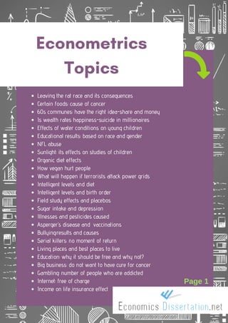 water topics for research papers