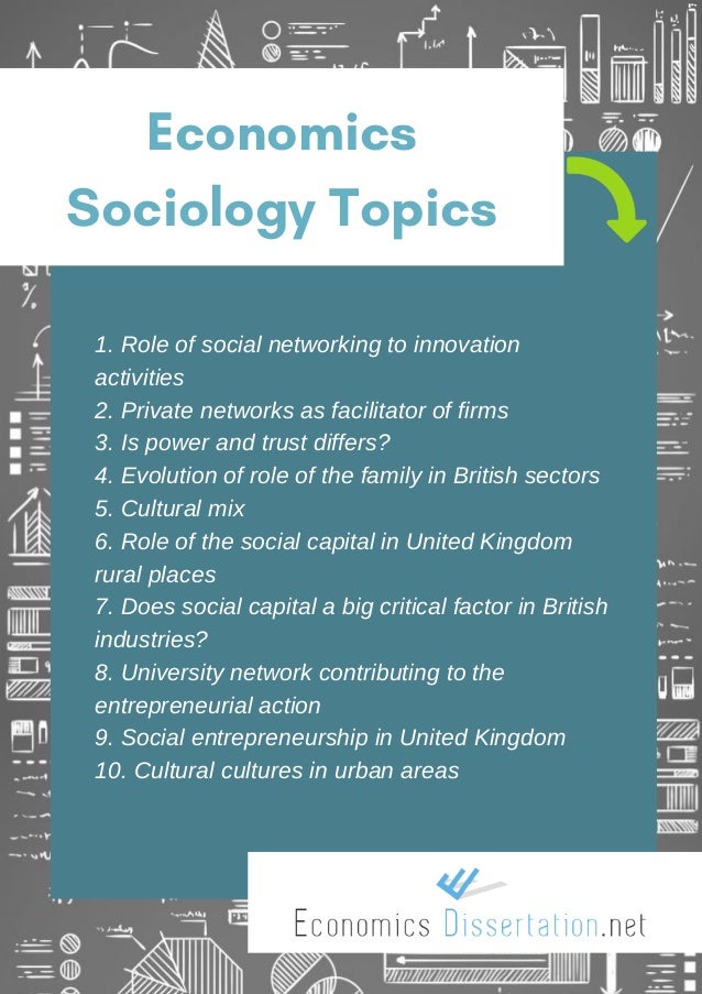 Social economics dissertation topics