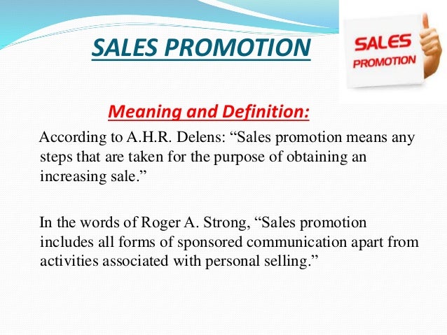 Topic sales promotion sales promotion mix kinds of promotion