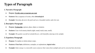 Topic Sentence / paragraph writing pdf.. | PDF