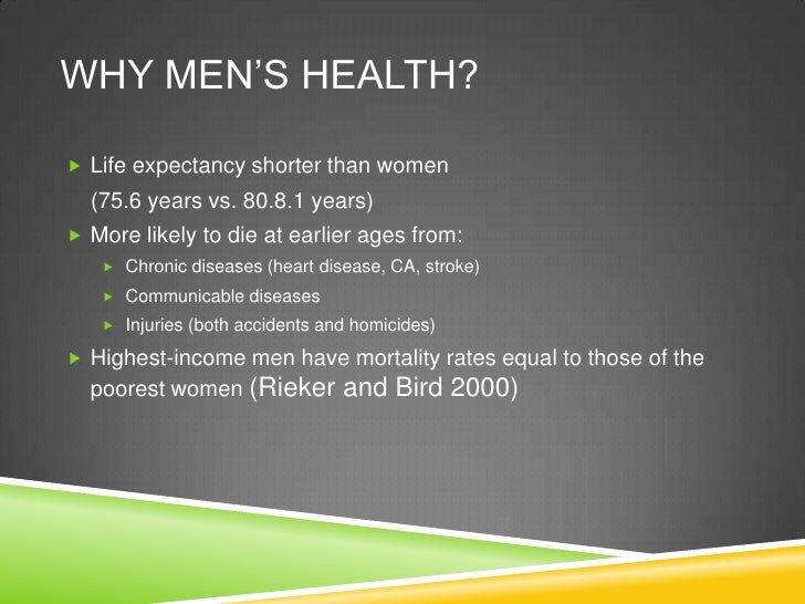 Topics in men's health
