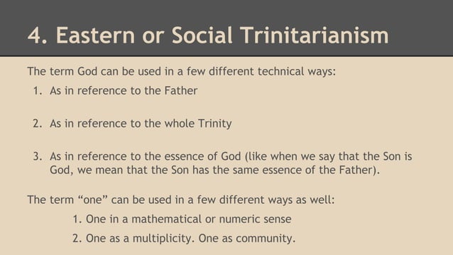 The Trinity - Topics in Theology | PPTX