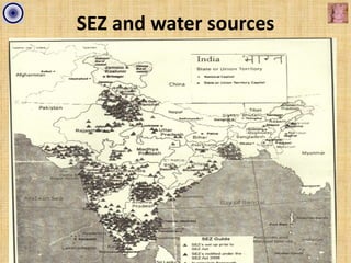SEZ and water sources
 