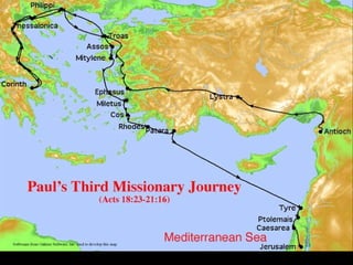 Paul’s Second Missionary Journey
 
