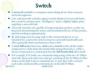 NETWORK COMPONENTS | PPT