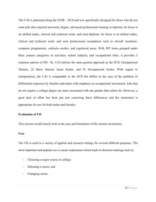 A person’s interest remains stable.