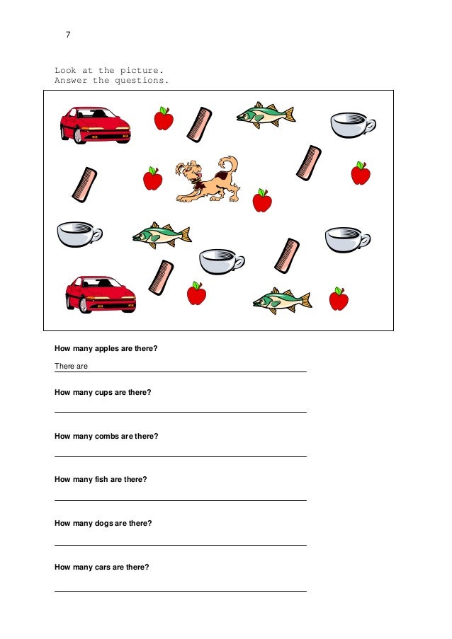 Topic workbook 10 common objects