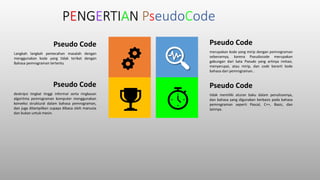 Topik 2(notasi pseudocode) | PPTX