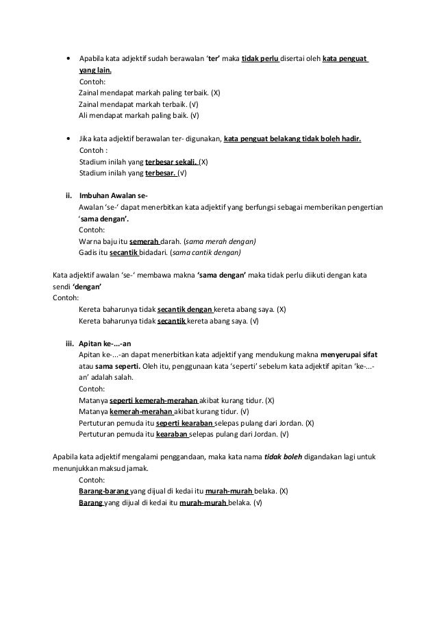 Contoh Kata Majmuk Rangkaian Kata Bebas - Contoh Urun