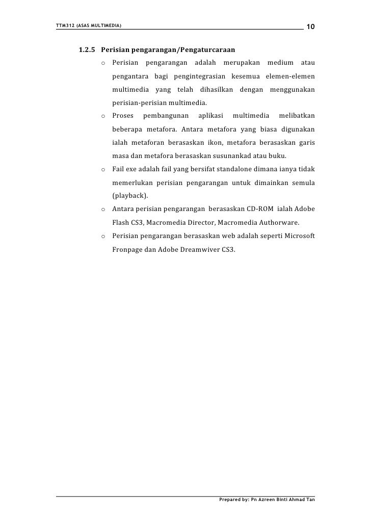 Topik 1 0 Pengenalan Kepada Multimedia