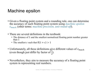 Topik1: Scientific Computing & Floating Point Aritmetics | PDF