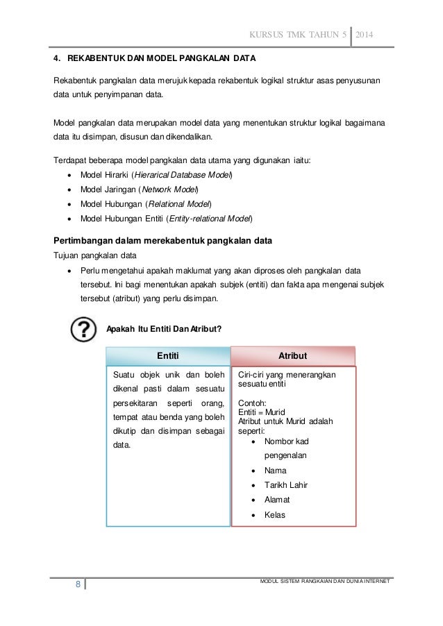Topik 1 Pengenalan Kepada Pangkalan Data