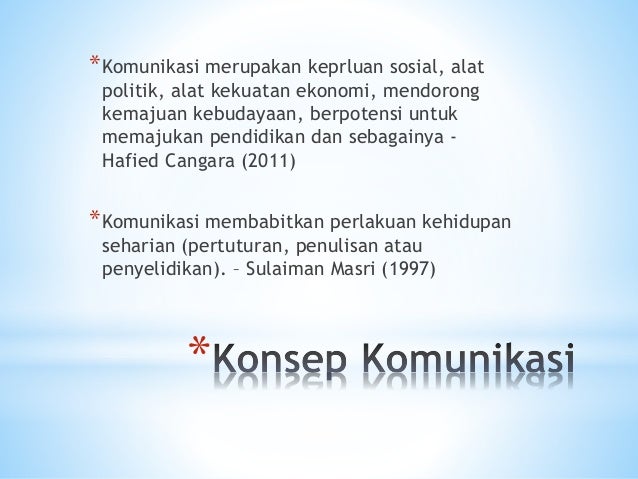 Topik 1 1 1 1 Pengertian Komunikasi