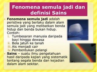 Fenomena semula jadi