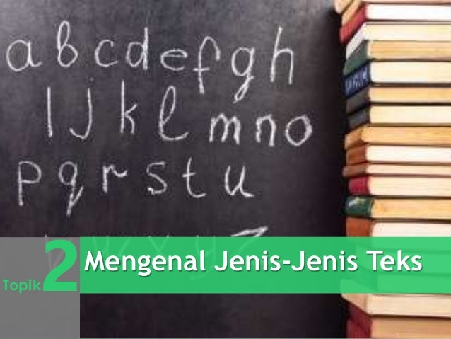 Jenisjenis Teks
