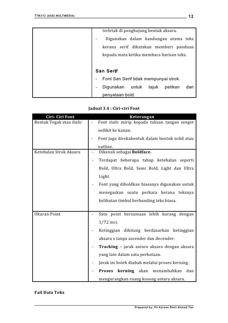 Topik 3.0 : Komponen Multimedia