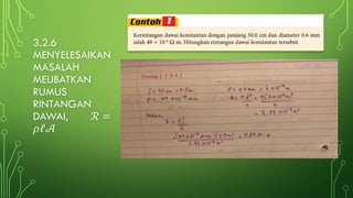 Rumus Rintangan Topik 3 elektrik | PDF