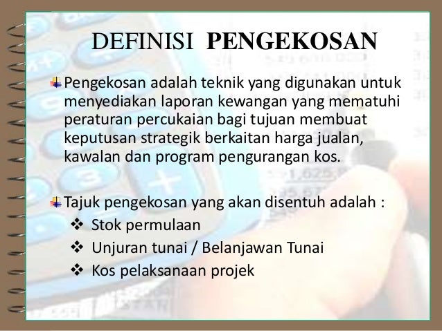Topik 4 Kos (costing)