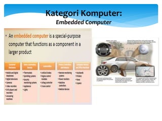 Kategori Komputer:
Embedded Computer
 