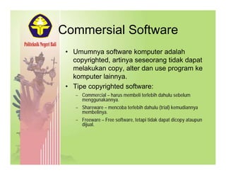 Topik 4 Software Perangkat Lunak | PPT