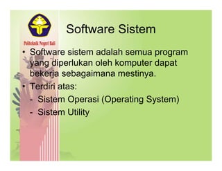 Topik 4 Software Perangkat Lunak | PPT