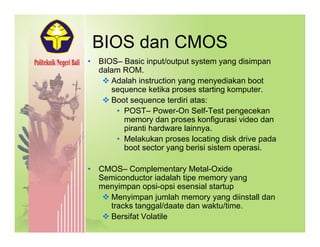 Topik 5 Storage dan Memory | PDF