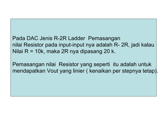 Topik7 DAC - ADC PENS 2. dalam materi ini akan dibahas mengenai ...