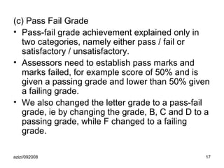 Reporting of Assessment Data | PPT