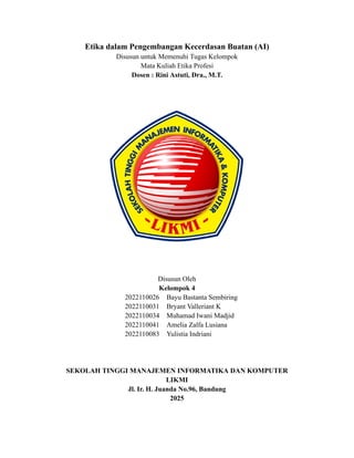 Topik 8 Makalah - Etika dalam Pengembangan Kecerdasan Buatan (AI).pdf