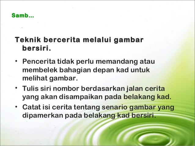 Teknik Bercerita
