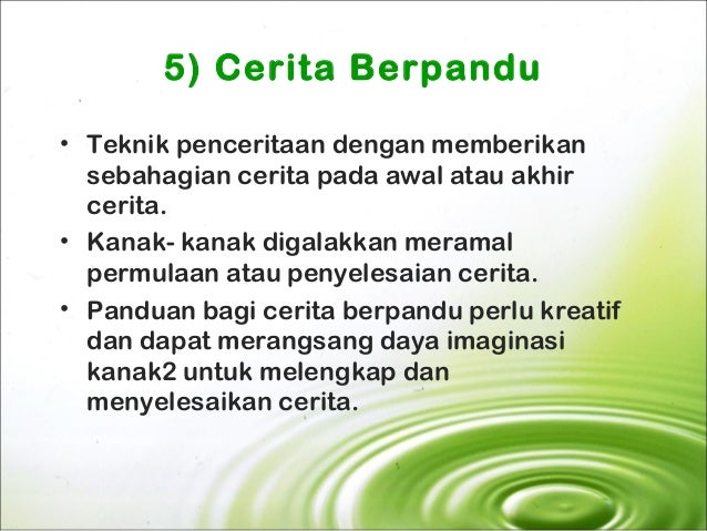 Teknik Bercerita