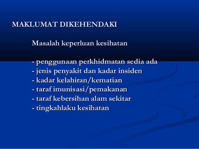 Topik 9 diagnosis komuniti