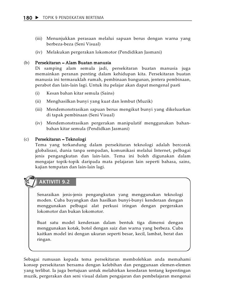Topik 9 Pendekatan Bertema