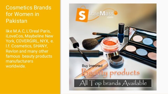Imported cosmetics products in pakistan