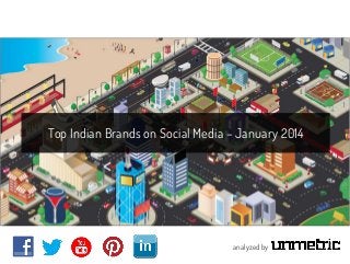 Top Indian Brands on Social Media – January 2014

analyzed by

 