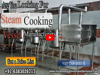 Top Industrial Steam Cooking equipment Dealer  in  chennai