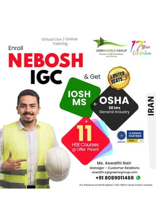 Top Industries That Require Nebosh Certification Nebosh Course in Iran with GWG.pdf