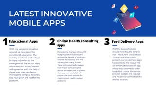 Top innovative mobile app ideas for startups | PDF