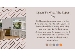 Top Insider Tips to a High-End Interior.ppt