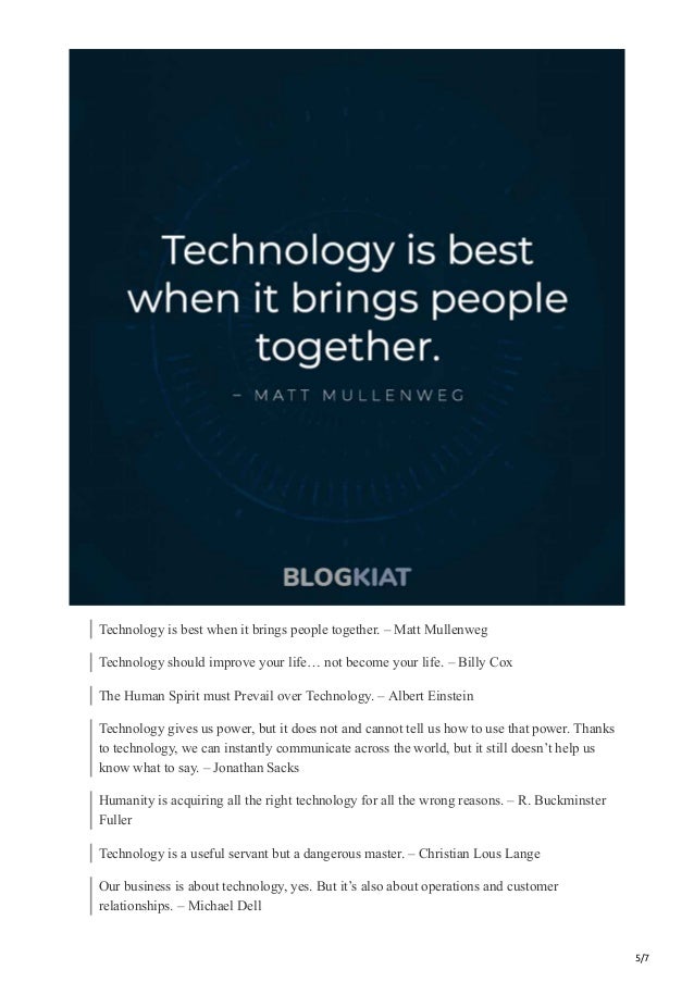 Top Inspirational Tech Quotes | PDF