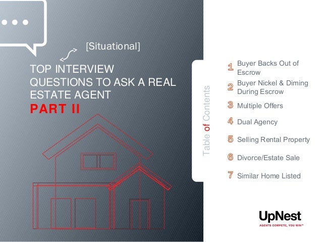 Top Interview Questions to Ask a Real Estate Agent - Part II