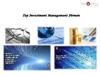 Top Investment Management Firmen
 