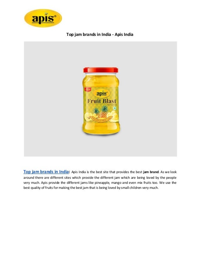 Top jam brands in india apis india