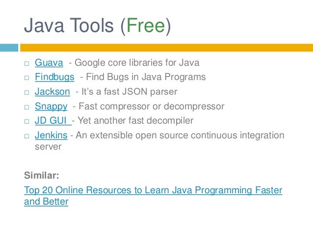 Top Java Tools that Every Developer Should Know