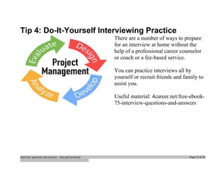 Top jcl interview questions and answers job interview tips | DOC
