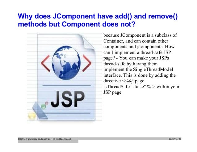 How to implement singlethreadmodel in jsp