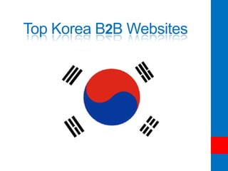 Top Korea B2B Websites
 