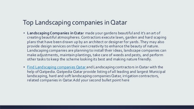 Top Landscaping Companies In Qatar Top Landscaping ... - Top Landscaping Companies In Qatar