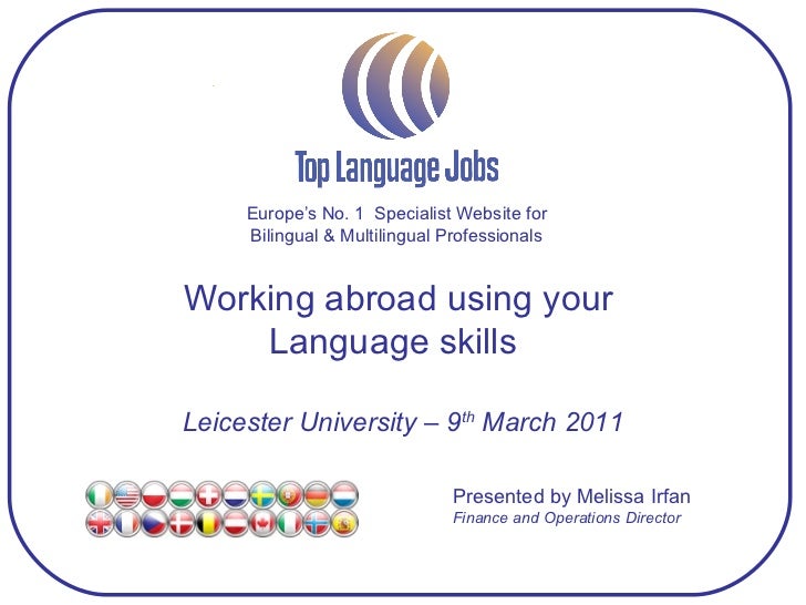Top language jobs
