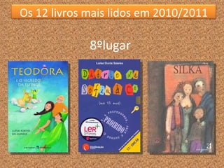 8ºlugar Os 12 livros mais lidos em 2010/2011 